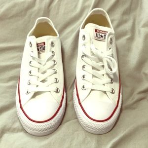Brand new white converse!